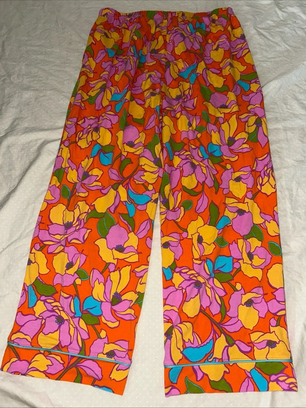 Bedhead PJs X Trina Turk S/S Classic Stretch Jersey Cropped PJ Set Sz L